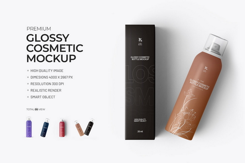 Exquisite Perfume Bottle Mockup