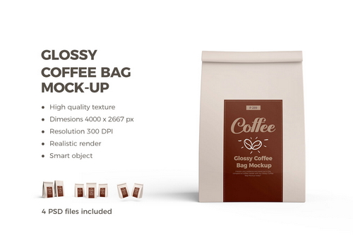 Coffee Bag Mockup