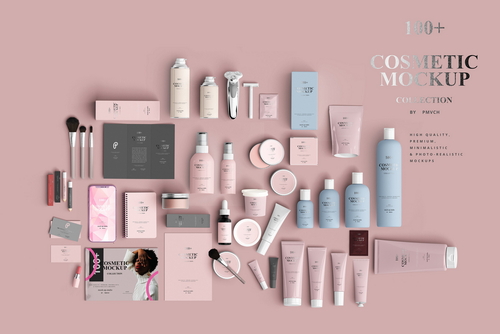 100+ Cosmetic Mock-up Collection
