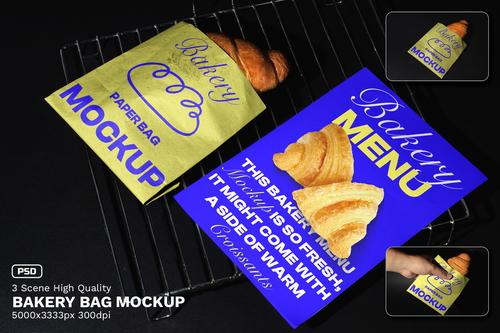Bakery Bag Mockup