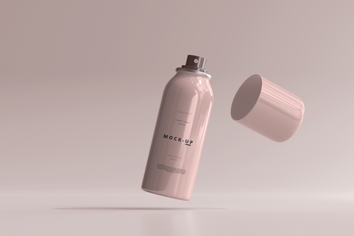 Spray Bottle Mockup