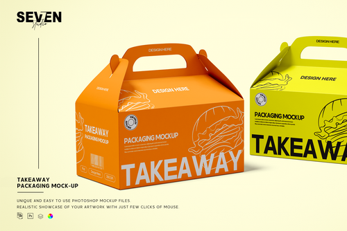 Takeaway Packaging Mockup Set
