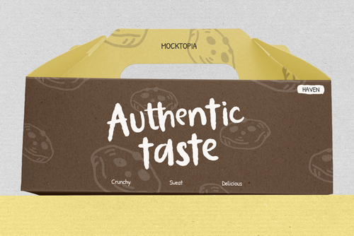 Haven - Paper Box Mockup