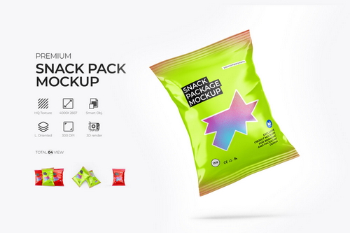 Chips Packet Mockup