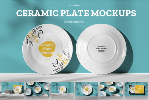 Ceramic Plates Mockups