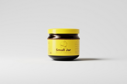 300ml Squat Jar Mockups