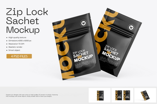 Sachet Mockup