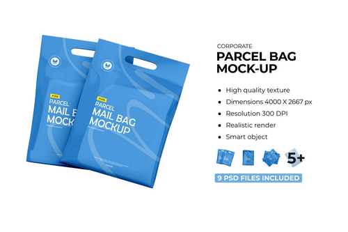 Plastic Shopping Bag Mockup