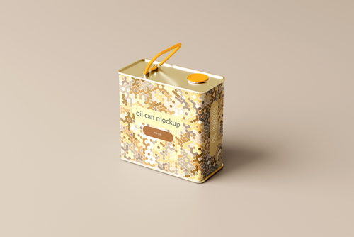 Oil Can Mockups