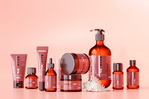 250+ Cosmetic Mockup Scene Bundle