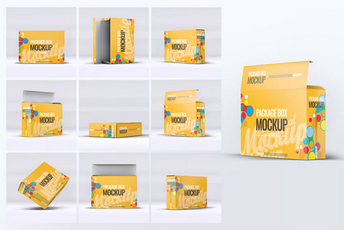 Package Boxes Mock-Up