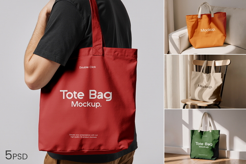 Canvas Tote Bag Mockup