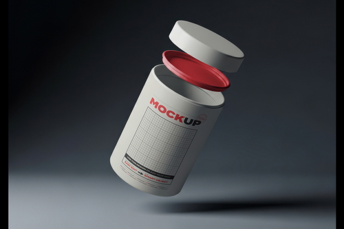 Cans Floating Mockups