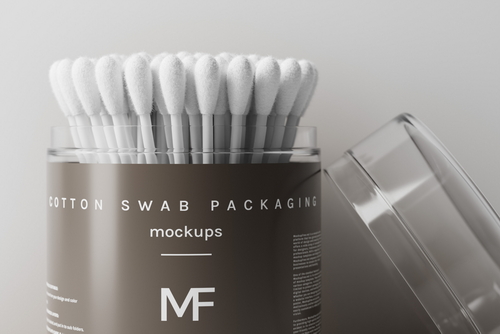 Cotton Swab Packaging Mockups