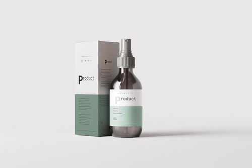 Spray Bottle Mockup