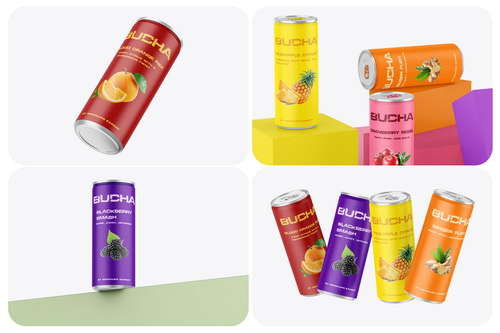 Soda Can Mockups