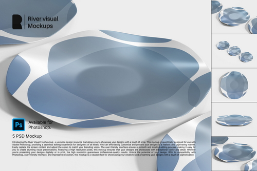 Ceramic Plate Mockup