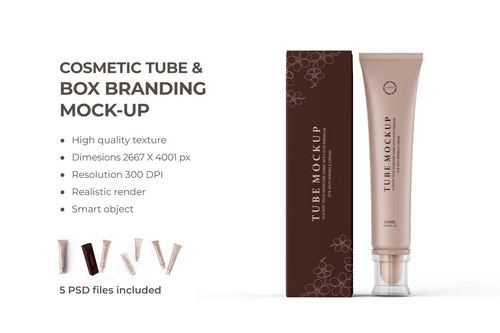 Airless Tube Mockup
