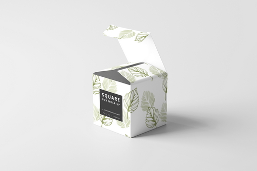 Square Box Mockups