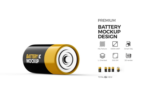 Battery PSD Mockup