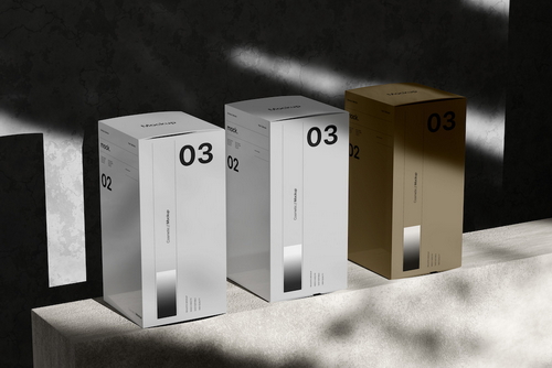 Cosmetic Bottle Mockup Template PSD