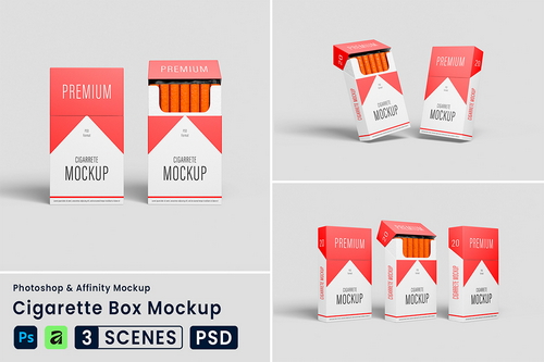 Cigarette Packaging Mockup