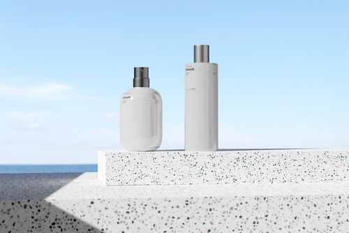 Premium Cosmetic Bottle Mockup Template