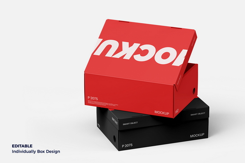 Shoe Box Mockup