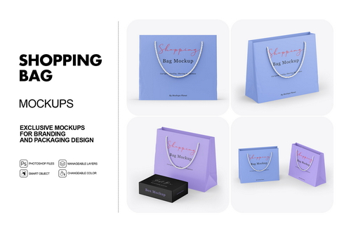 Shopping Bag Mockups