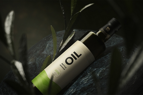 Olive Oil Bottle Mockup