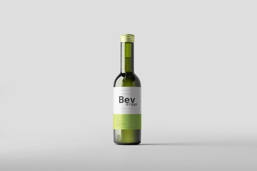 Quarter Mini Bottle Mock-Up