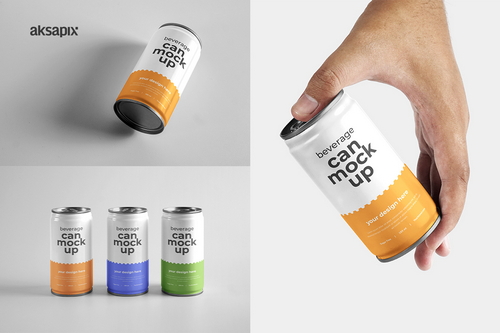 Beverage Can Mockup