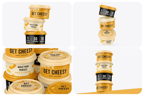 Food Container Mockup Set