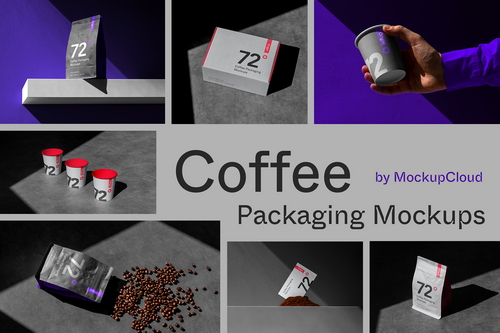 Origin Coffee Packaging Mockups