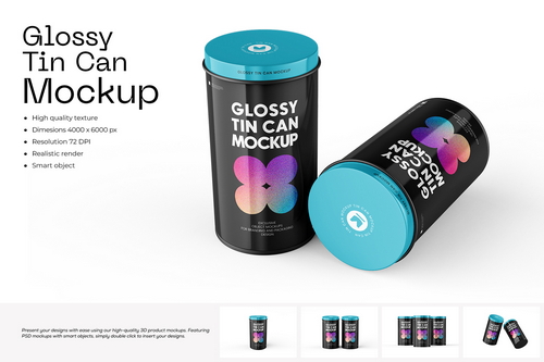 Tin Can Mockup
