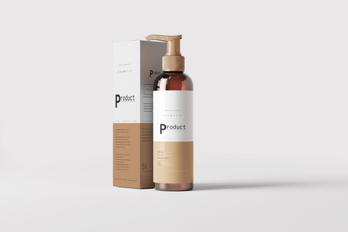 Pump Dispenser Bottle Mockup