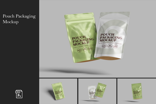 Pouch Packaging Mockup