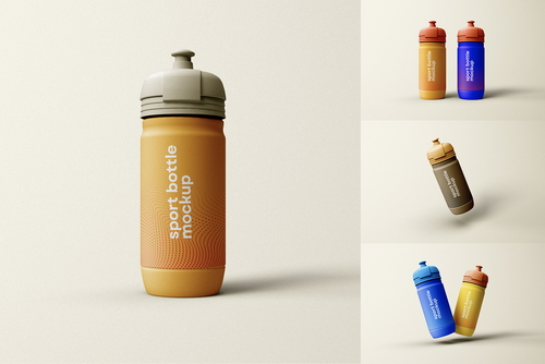 Sport Water Bottle Mockup