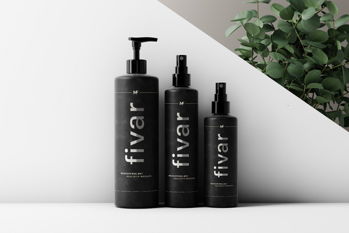 Fivar - Tri-Bottle Cosmetic Mockup Collection