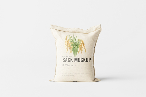 Rice or Food Sack Mockup