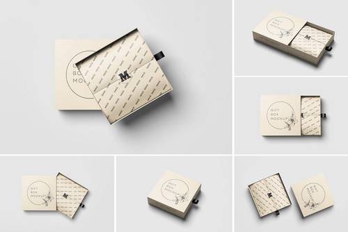 Gift Box Mockup