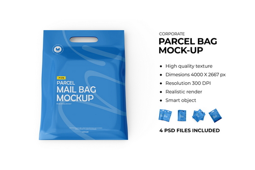 Plastic Shopping Bag Mockup