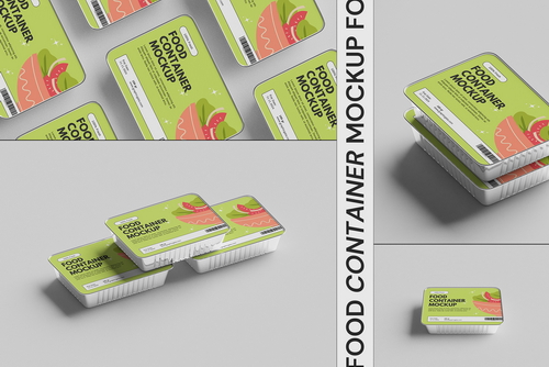 Food Container Mockup
