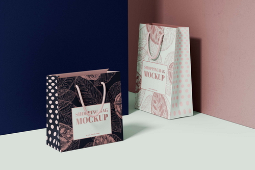 Shopping Bag Mockup Set