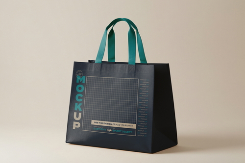 Tote Fabric Market Bag Mockups