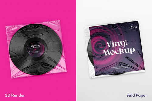Vinyl Record Mockup