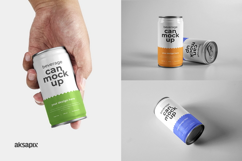 Beverage Can Mockup