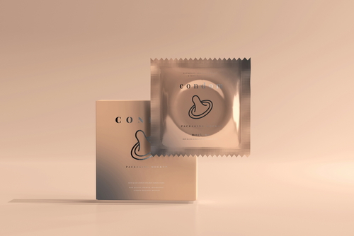 Condom Packaging Mock-ups