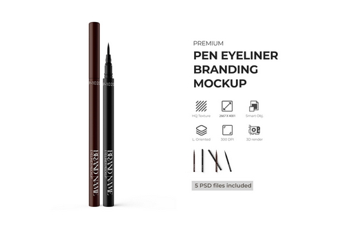 Elegant Eyeliner Pen Mockup