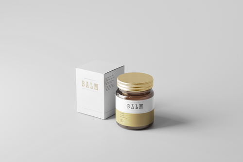 Ointment Balm Bottle Mockup